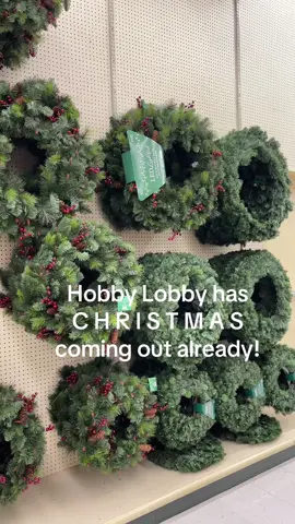 Can you believe it?! Christmas at Hobby Libby already!