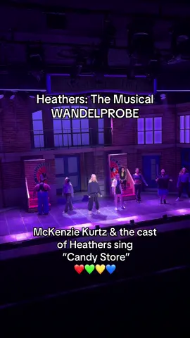 Here’s your first listen of @McKenzie Kurtz and the cast of @heathers_musical singing “Candy Store” ❤️💚💛💙 Previews start June 22 at New World Stages! @relayinfluence #heathersthemusical 