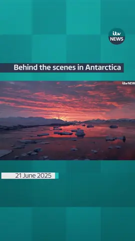 Behind the scenes in Antartica #itv #itvnews #antartica 