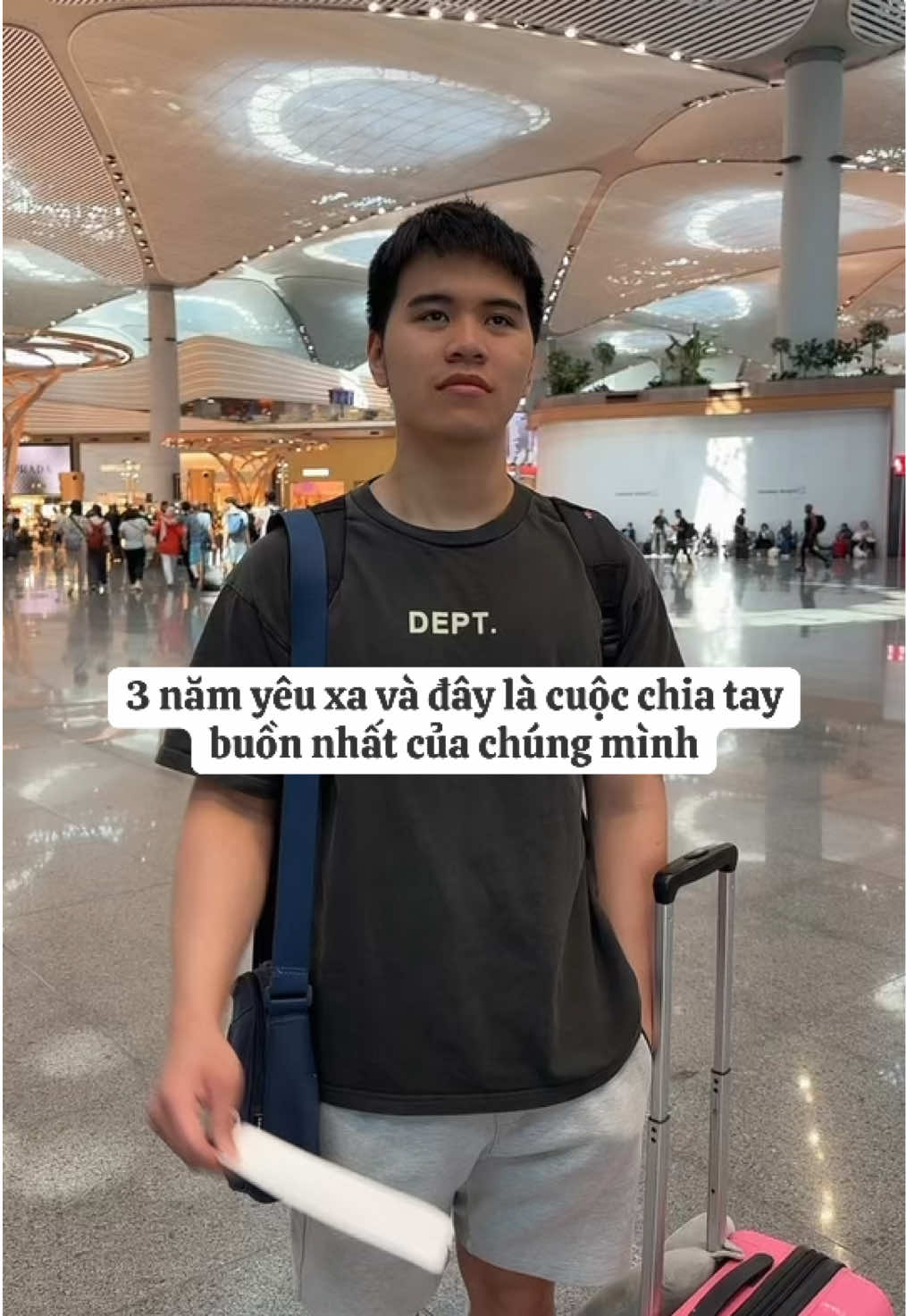 Cuộc chia tay ở sân bay cảm động nhất của chúng mình #capdoi #tinhyeu #tinhyeudep #yeuxa #duhoc #duhocsinh 