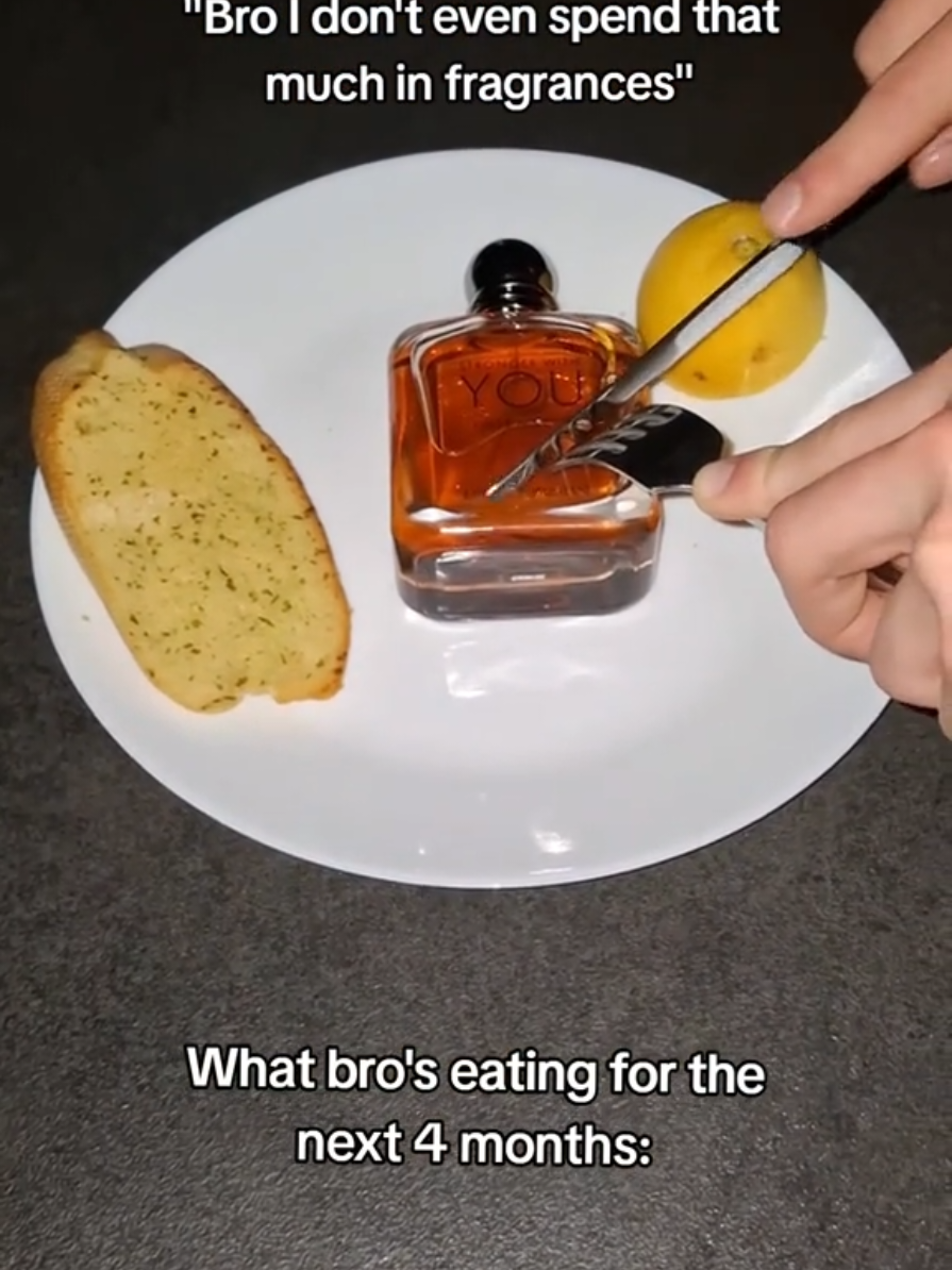 Fragrance sandwich>> #fyp #aftershave #fragrancetiktok #fragrancetok #cologne #fragrances #money #food #funnyvid 