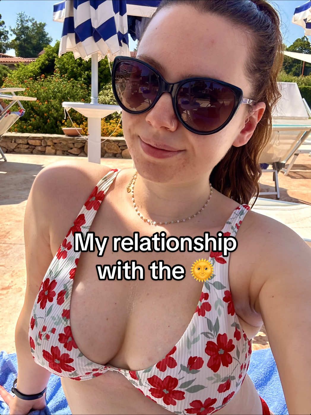 I’ve accepted the fact that I don’t tan 🥲⛱️ #holidays #italy #underthesun #tan #sunny #sunnydays #hot #beachvibes #beachday #shade #beachumbrella #mediterranean #sea #sunbed #sun #sunburn #fyp #mpesfypgamw 