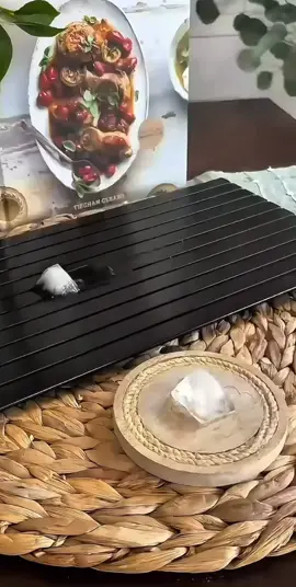 Tábua de corte com base térmica – ideal para descongelar carnes, legumes e outros alimentos de forma rápida e prática ! . . . #achadinhosshopee #viral_video #fyp #dicadodia #promoção #shopee 