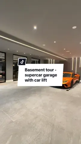 Take a whistle stop tour of our client’s insane basement which is accessed via a stunning sweeping staircase to reveal a world of luxury, including: ~ An underground supercar garage complete with a car lift.  ~ A stylish pool room for late-night games.  ~ A bespoke home cinema with two rows of plush seating, a cocktail bar & snack station. ~ A fully kitted-out home gym with TV & sound system.  And of course, a lift to glide you between the floors of this incredible home.  #fyp #supercarstiktok  #luxuryhomeuk #interiordesignuk #luxuryinterior #highendinteriors #homeinspo #modernhomedesign #luxurylivinguk #cinemaroomgoals #homecinema #smarthomeuk #hometheatreuk #dreamhomeuk #basementdesign #interiorinspo #ukinteriors #interiordetails #luxurydecor #interiorarchitecture #designlovers #interiorstyle #supercargarage  #foryourpagetiktok 
