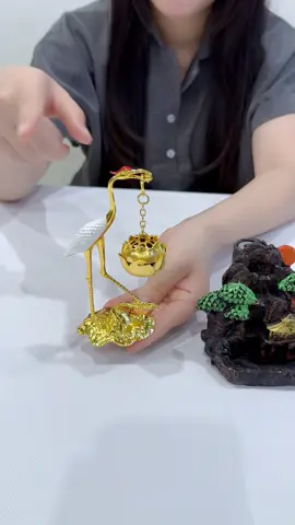 Hạc ngậm sen bằng đồng #tamlinh #decor #xuhuong 