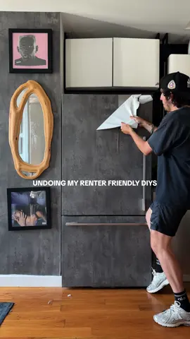 Seeing how Rental Friendly Home Improvement DIYs held up #interiordesign #homedecor #boyapartment 