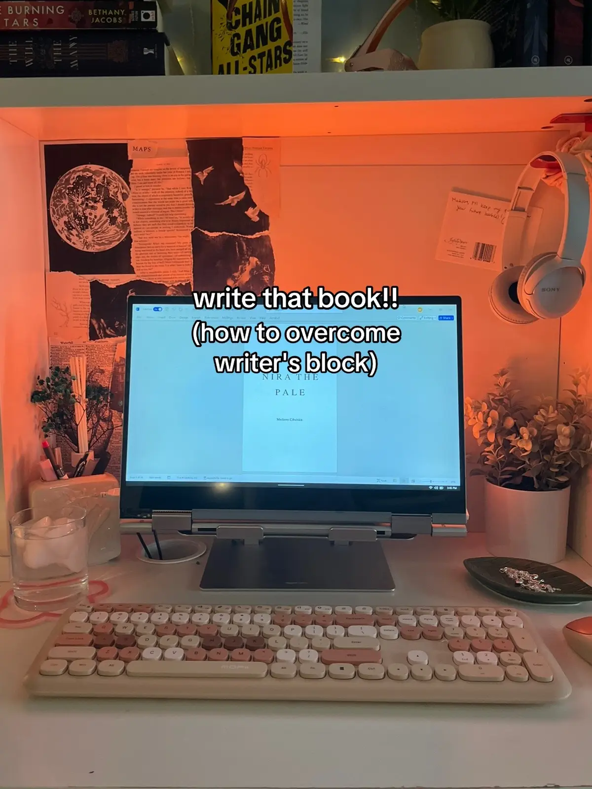 five tips for when you're feeling stuck #writertok #writingmotivation #authortok #writersblock 