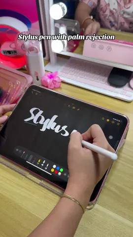 Stylus pen for i*Pad A16 11th Gen 🩷 #styluspen #palmrejection #touchpen #ipadA16 #ipadpen #ipad11thgen 