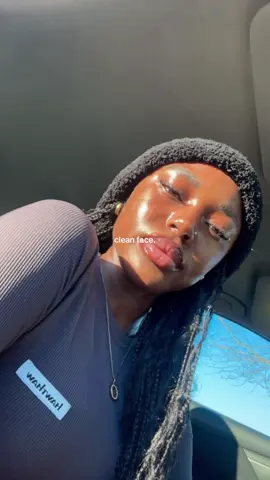 🧼 claiming this for summer |#melaninpoppin #glowyskin #skincareroutine #blackwoman #cleanface 