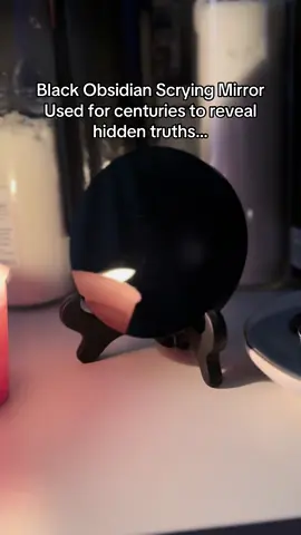 What if your mirror didn’t just reflect you… but revealed what’s beyond you?” 👁🖤 This isn’t just glass .. it’s a portal. My black obsidian mirror is hand-selected and infused with intention to guide spiritual seekers, protect your energy, and deepen divination practices. Use it for scrying, shadow work, or simply keeping low vibes far, far away. Tap in, don’t scroll past. This is for the awakened ones. #B#BlackObsidianMirrorW#WitchTokS#SpiritualToolsF#FYPS#ScryingMirrorT#TikTokShopFindsD#DivinationToolsC#CrystalTokS#ShadowWorkM#MysticVibesE#EnergyProtectionT#ThirdEyeOpenV#VolcanicGlassMagicM#MetaphysicalToolsE#EsotericTokW#WitchyVibesS#SpirituallyAwakeR#RootedInRitualO#OccultToolsMagickMirror 