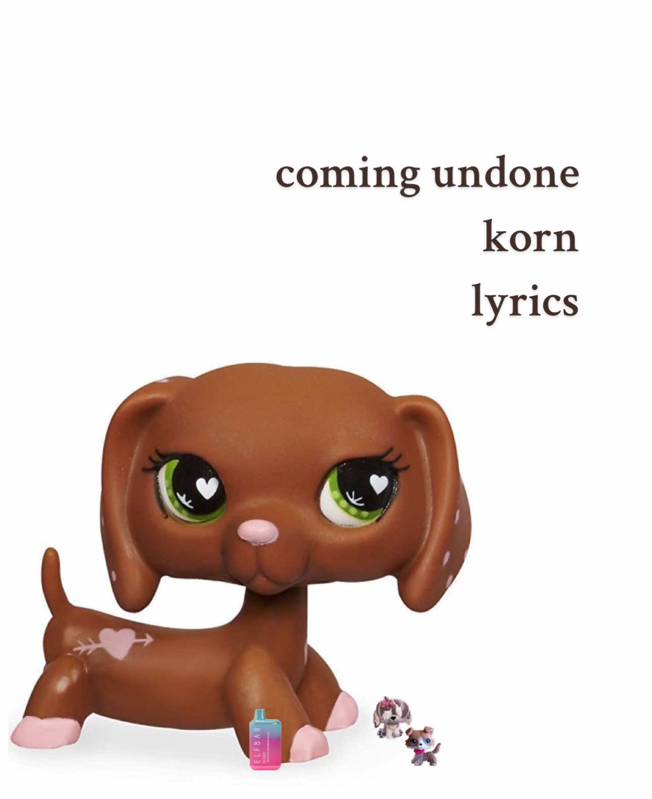coming undone — korn lyrics ⌒☆ #music #lyrics #lps #fyp #korn 
