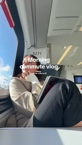 Another day another commute to SF☕️🤎🌉 #cometoworkwothme #worklife #commuterlife #sanfrancisco #fashioncompany #gapinc #workinginthecity #workinginfashion #asmr #timestamps #timestampvlog @Lashnextdoor @philzcoffee @Coach @Gap @Banana Republic #CapCut 