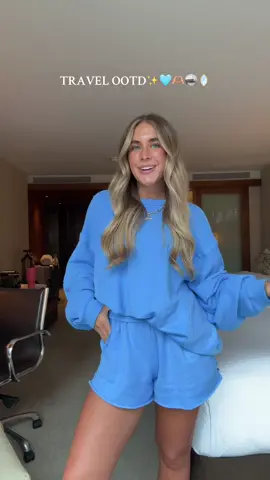 🔗🔗 the CUTIE set in my LTK 🤭🩵 @aerie #aerie #set #sweatset #sweatshirt #blue #travel #OOTD #travelootd #traveloutfit #outfit #outfitinspo 