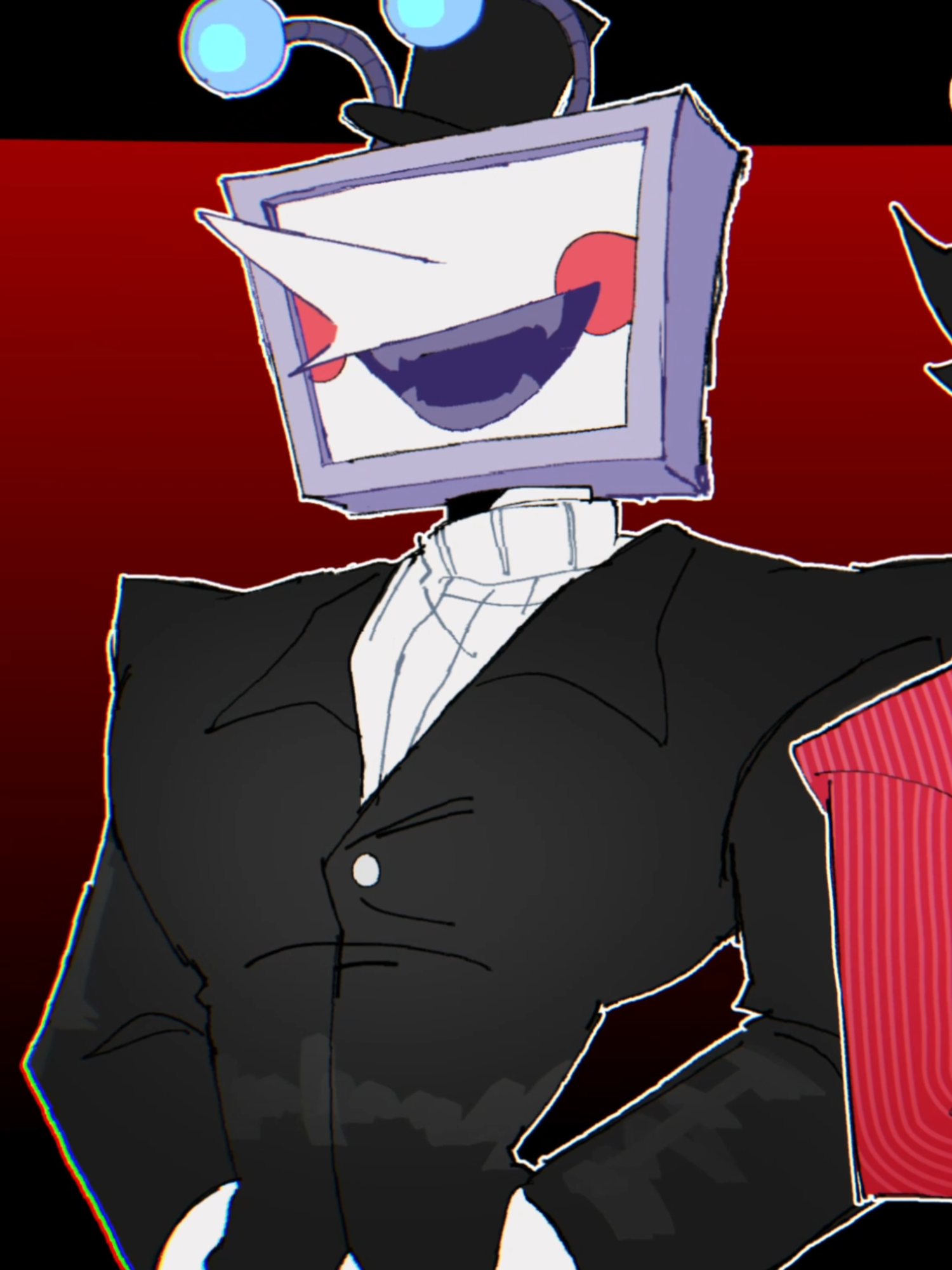 Switch / Inverted #deltarune #mrtenna #spamton #deltarunemrtenna #spamtenna