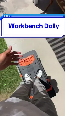 Replying to @Karl go from carting items around to working on top of the workbench #workbench #dolly #diyprojects #homeimprovement #TikTokShopSummerTurnUp #tiktokshopcreatorpicks #lovemyhome 