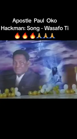 Apostle  Paul Oko Hackman: Song - Wasafo  Ti  🔥 🔥 🔥 🙏🙏🙏 #fyppp #fouryou #viralvideo #ghanagospelmusic #goviral 