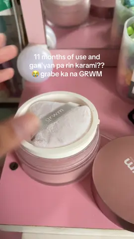 gusto ko na mag repurchase when kaya mauubos 'to @GRWM Cosmetics #grwm #grwmcosmetics #loosepowder #makeup #fyp 