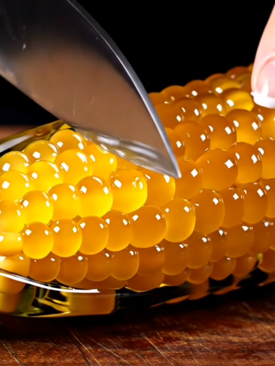 Glass Fruits Cutting ASMR #ai #corn #asmr #fyp 