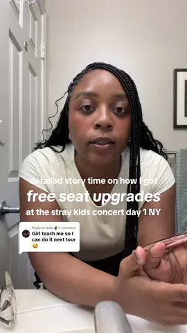 Replying to @Nala ✌🏾 hope this helps! #skz #straykids #straykidsconcert #dominATE #seatupgrade 