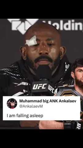 Khalil Rountree got fed up with the Magomed Ankalaev questions after #UFCBaku. 