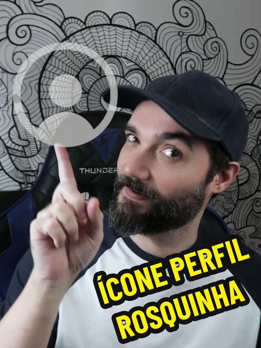 Ícone de perfil ou rosquinha mordida? #ícone #curiosidade  #donut 