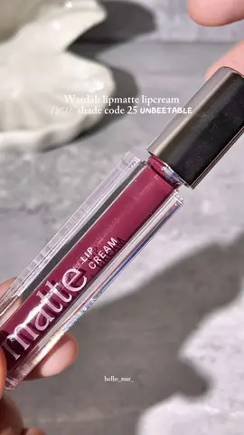 Kenapa cantik sangat?! #wardah #lipmatte #lipcream #wardahlipmatte #fyp 