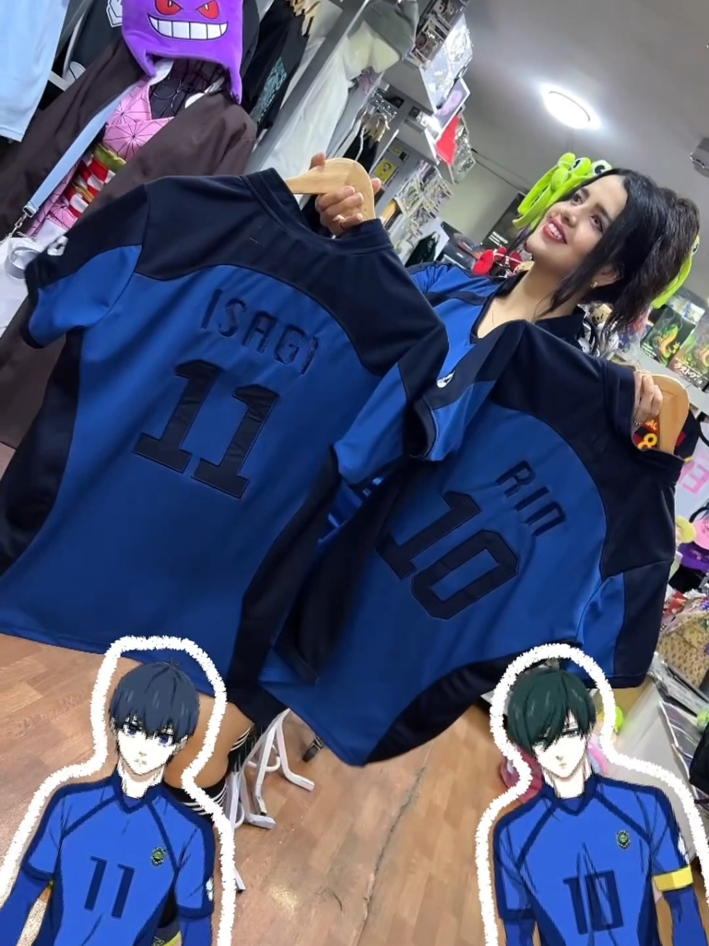 BLUELOCK 💙 Tenemos nuevo stock de las camisetas eleven de blue lock 💙 Desde la XS hasta la XL ✨💙 NO TE QUEDES SIN EL TUYO✨ @pamelaroncalv    #foryoupage #viral2025 #futbol⚽️ #bachirameguru #isagiyoichi #nagi #rin #lima #perú @Dreams Store Perú 