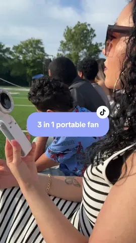 Can you tell my family was hot and hangry like me? Haha #portablefan #fan #summeressentials #handheldfan #coolingfan #tiktokshopmemorialday 