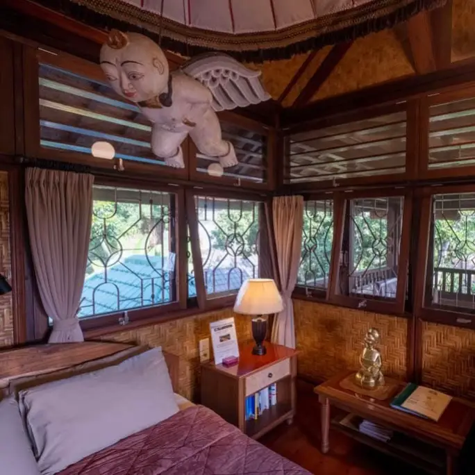 Murni's Houses & Spa, Ubud, Bali  One of the best small hotels in the world ❤  ⏰️ 24 hours  📞 +62 361 975165  ☎️  WA +62 878 5701 1910  📧 murni@murnis.com  📖  Book here: https://www.murnis.com/murnis-houses/murnis-houses-introduction/  📍 Another day in paradise.  Map: https://www.murnis.com/murnis-houses/maps-of-murnis-houses/   Travel & Hospitality Awards UK: Murni's Houses & Spa is Winner of Boutique Hotel of the Year in Bali, 2021 Winner of UK Luxury Travel Award 2023/24: Murni's Houses & Spa is Winner of Wellness Hotel of the Year, Indonesia, 2023/24 Central, comfortable, artistic, boutique hotel with Award-winning Tamarind spa, and a lovely, tropical garden full of stonecarvings, fountains and flowers.   @wonderfulindonesia . . . . .  #ubud #Foodie #breakfast #foodporn #wanderlust #indonesia #honeymoon #thebalibible #explorebali #exploreindonesia #exploreubud #ubudresort #ubuddestination #ubudhotel #beautifuldestinations #beautifulhotels #explorebali #balilivin #360bali #bestinbali #thebaliguru #baliinteriors #balidaily  #wonderfulindonesia  #legendaryhotelubud #ubudbali #bali #baliculture #book #authenticbali