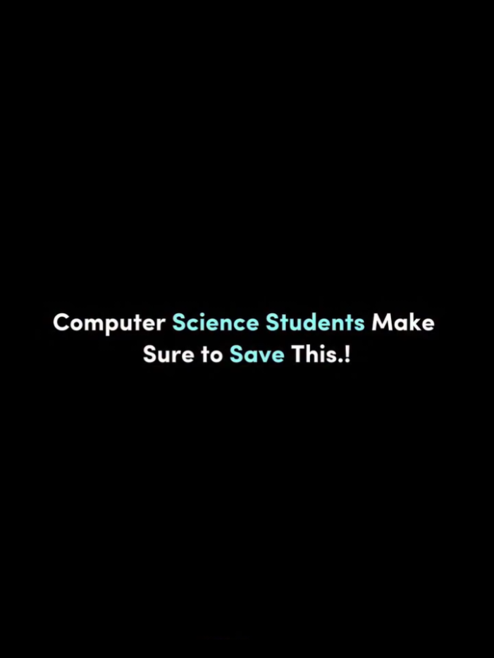 🎓 Computer Science Students — SAVE THIS! 🧠💻 These 8 resources are all you need to become a job-ready developer in 2025 — and yes, they’re all FREE! 🎯📚 📌 What’s Inside: 🎓 CS50 – Harvard’s Intro to Computer Science 🧠 How to Build Logic in Programming ⚡ Fastest Way to Learn Any Programming Language 🧩 DSA & Algorithms with CodeWithHarry 🌐 Full-Stack Web Development Course 💾 DBMS (Database Management Systems) 🖥️ Operating Systems 🌐 Computer Networks 💡 Whether you're a beginner or prepping for placements — this is your roadmap to master core CS fundamentals! 💬 Comment 
