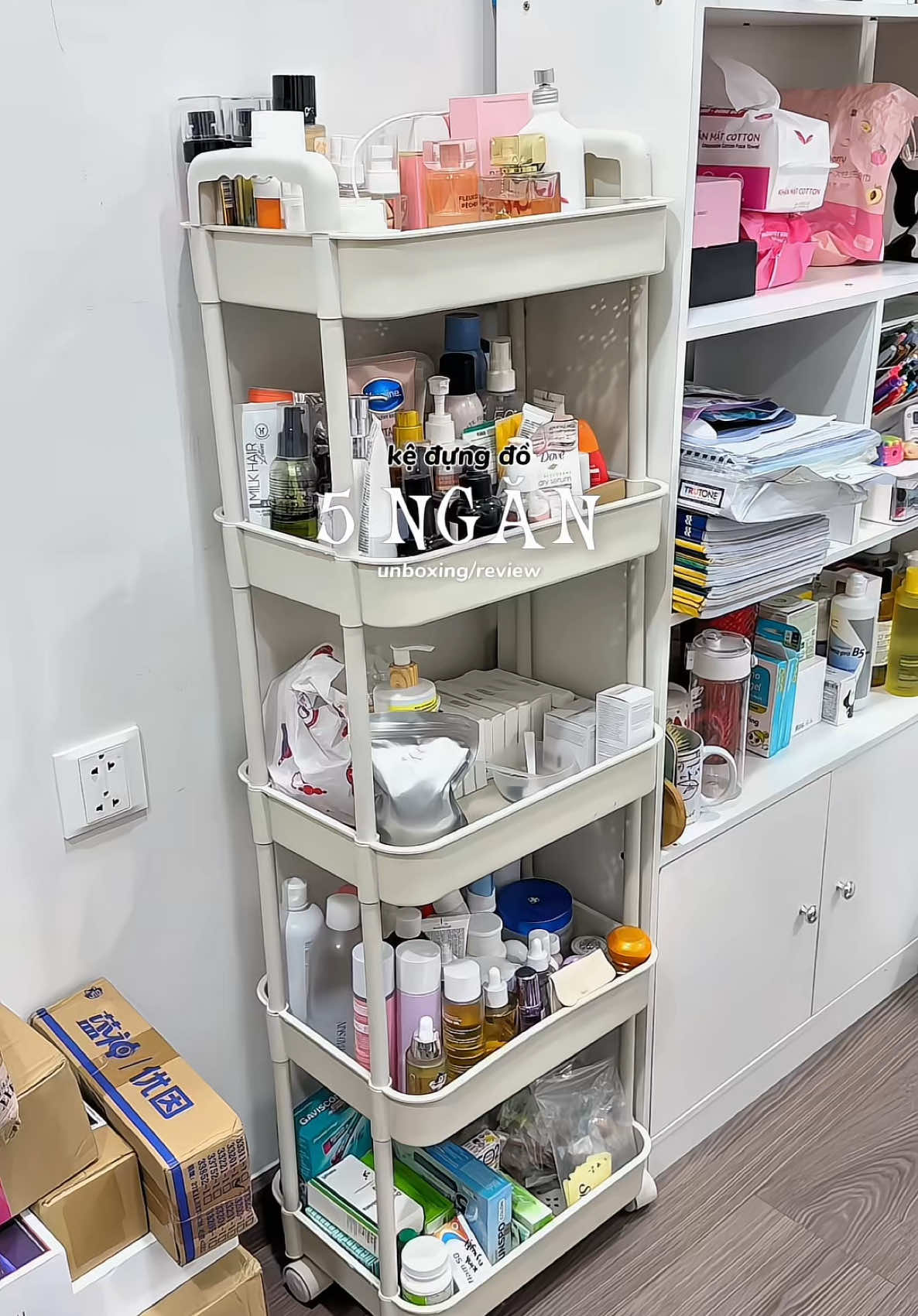 Chỉ hơn 100 🌿 mà được em kệ ưng sỉu💋✨#cathy04 #unboxing #fyp #viral #muataitiktok #review #unboxingvideo #gocdecor #ke5tang #kedungdo #decor 