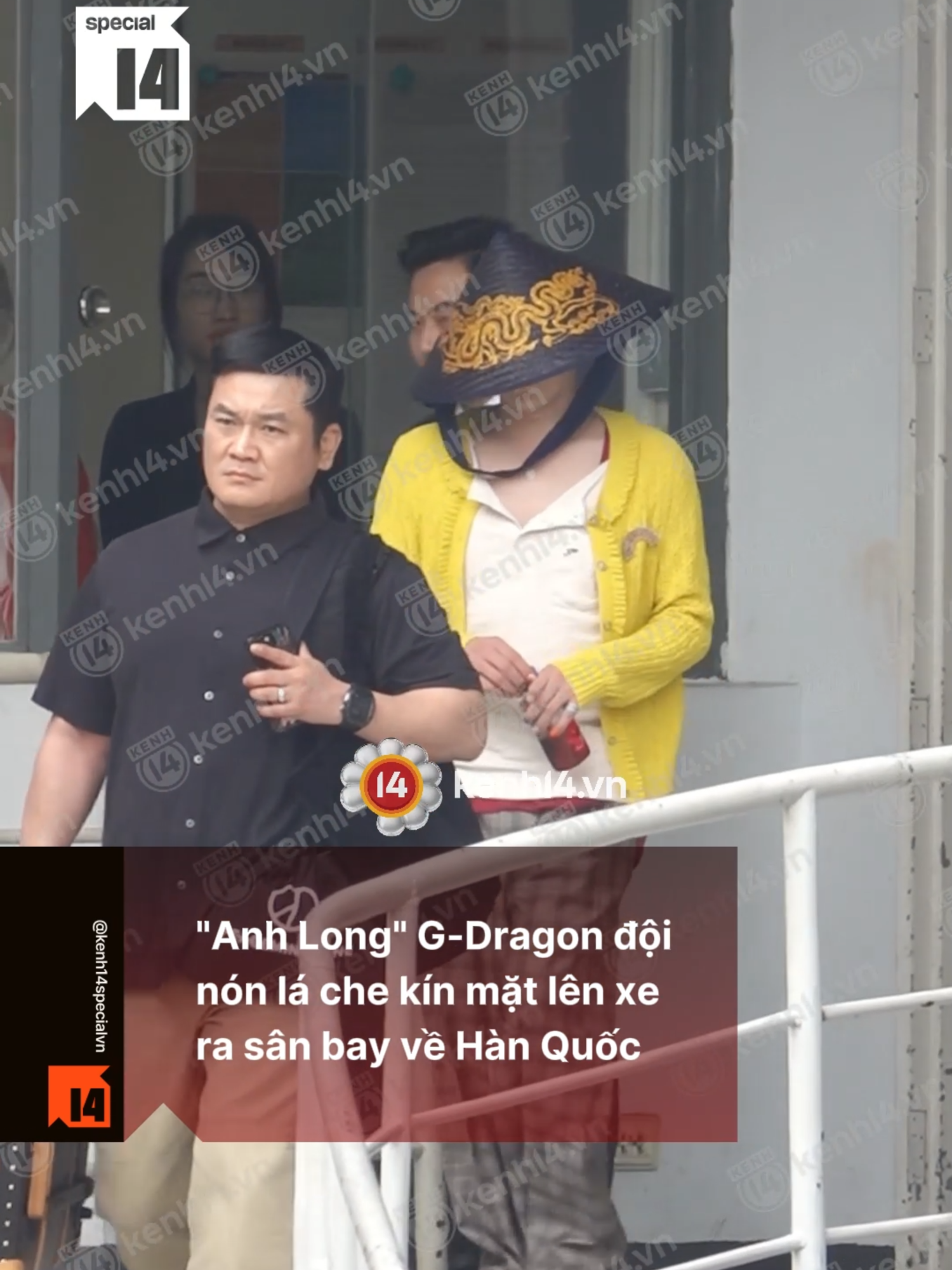 “Anh Long” G-DRAGON đội nón lá, che kín mặt rời khách sạn lên xe ra sân bay – chính thức tạm biệt fan Việt sau một đêm mưa huyền thoại #VPBankKStarSpark #RavolutionAsia #kenh14 #gdragon #kenh14special #amm #tiktokgiaitri