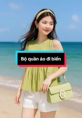 Bộ quần áo đi biển cho chị em #trend #xuhướng #viral #thoitrang #thoitrangnu #dulich 