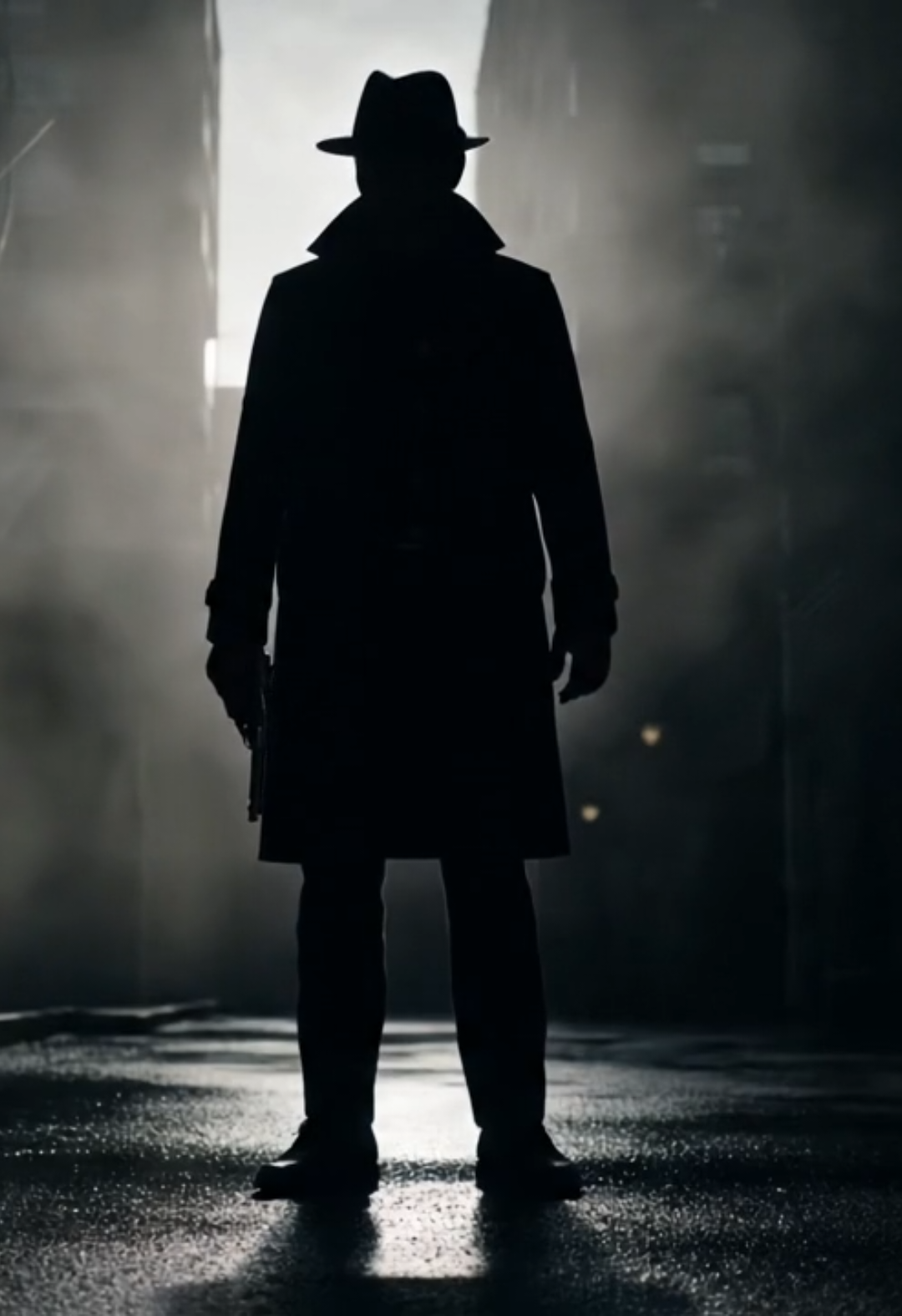 man in black. #noir #ai #fyp #fypage #aiart #veo3 #share 