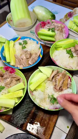 ข้าวมันไก่#ผักขม #สาวม้ง #เคลียร์โนส 