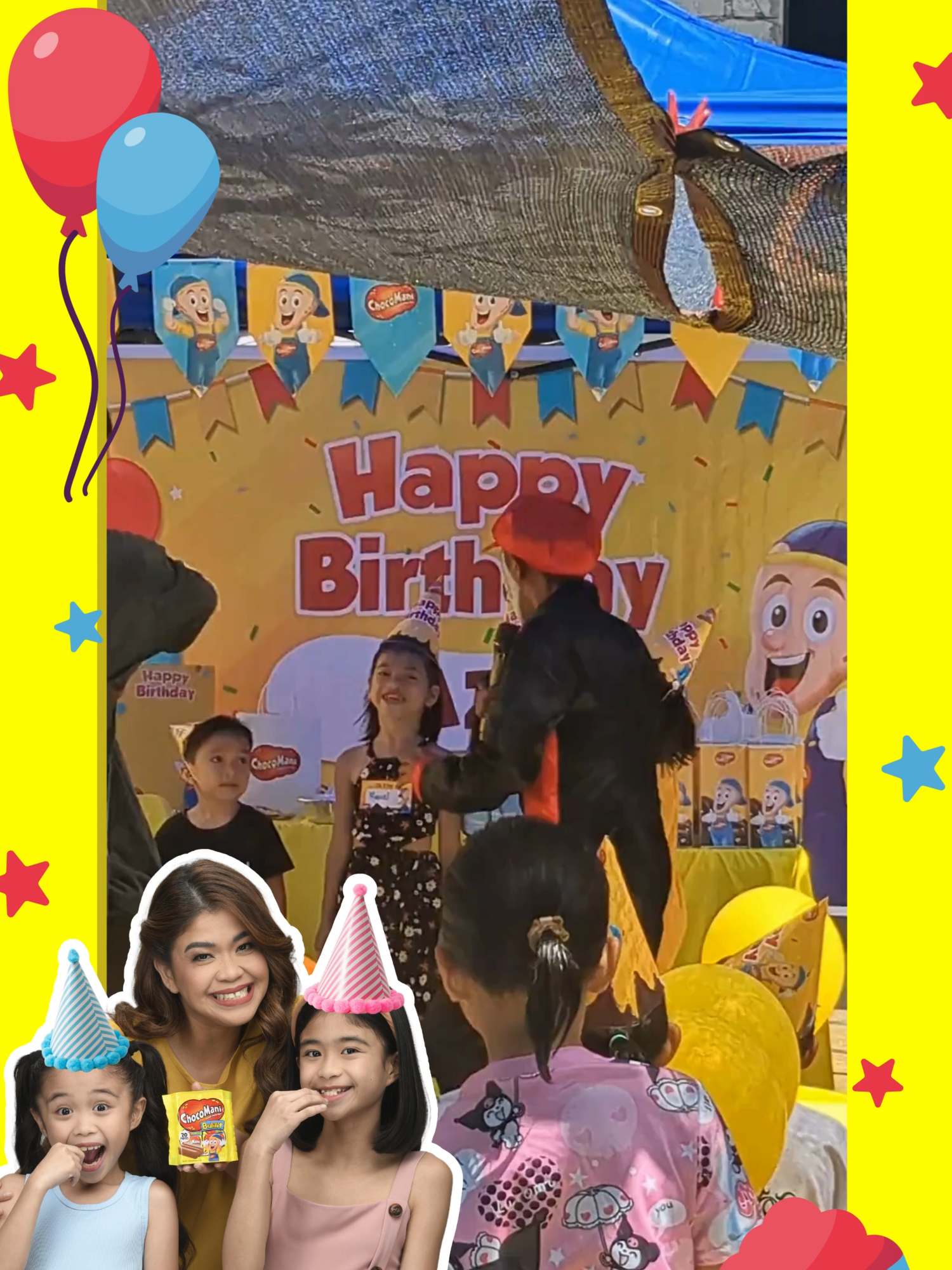 Malapit na ba mag-birthday si Bulilit? SALI NA sa KIDSAYA BIRTHDAY HANDAAN PROMO! To join, bisitahin ang link na ito : https://tinyurl.com/KidsayaBdayHandaan #ChocoMani #BatangWagiBatangChocoMani