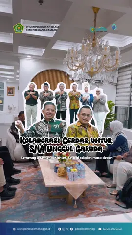 Semoga kolaborasi ini menjadi tonggak baru untuk menghadirkan sekolah unggulan yang tak hanya berprestasi, tetapi juga berkarakter dan berakhlak mulia. ⠀ Yuk Bersama, kita wujudkan pendidikan masa depan yang inklusif, inovatif, dan inspiratif! #SMAUnggulGaruda #KolaborasiPendidikan #PendisKemenag #KemendikSaintek #pendidikanislam 