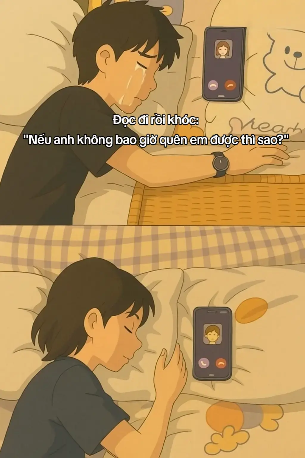 Có lẽ... Người ta xa nhau là để quên.  Còn anh, dù xa em rồi, lại càng nhớ. Mỗi đêm, anh vẫn lặp lại cái thói quen dại khờ — nghe lại bản nhạc em từng thích, lướt qua những dòng tin nhắn cũ, rồi dừng lại thật lâu ở bức ảnh cuối cùng có em. Đến tận bây giờ, anh vẫn không thể hiểu... Tại sao chúng ta lại đi đến kết thúc, trong khi trái tim anh vẫn ở lại nơi em rời đi.  Anh không trách em. Chưa từng.  Chỉ là... Anh trách chính mình, vì đã không đủ tốt, không đủ chín chắn, không đủ dịu dàng để giữ được người con gái từng yêu anh rất nhiều.  Em đi rồi, mang theo cả phần thanh xuân đẹp nhất của anh. Những ngày sau đó, Anh tập quen với cô đơn, quen với việc không còn một ai nhắn 