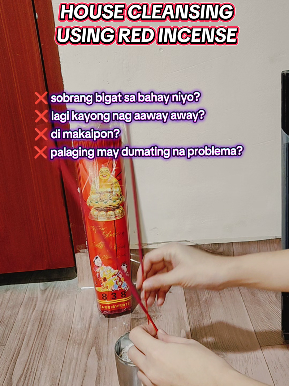HOUSE CLEANSING USING RED INCENSE @ZiYang.shop  #incense #incensesticks #redincense #redincensesticks #housecleansing #housecleaning #fortune #blessings #wishes #health #ziyang #clickcartshop #mcjohomee 