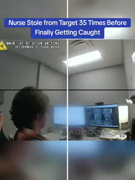 Nurse Stole from Target 35 Times Before Finally Getting Caught #cops #copsoftiktok 