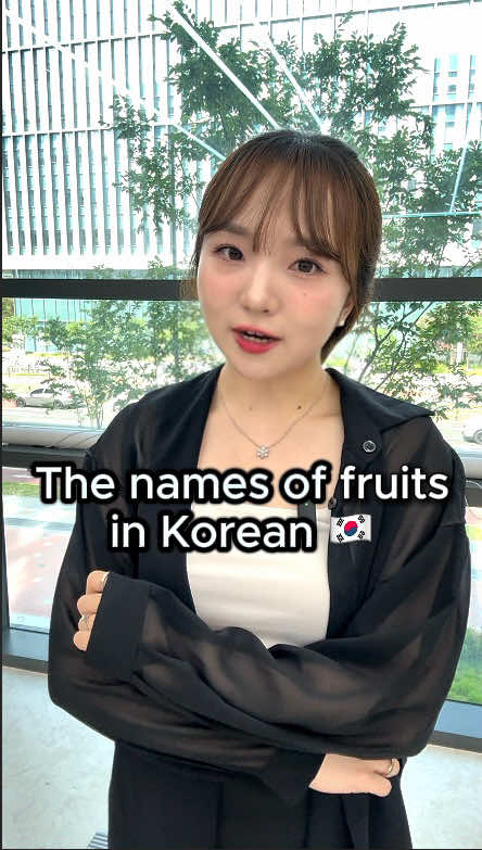 Do you like fruits? 🍓🍎🍊🍒🍑🍈🍋🍌🍇🥝🍉🍍🫐 What’s your favourite fruit?  Some fruits have the same pronunciation in Korean and English.  Can you guess which ones? If you know more fruits, let me know in the comments!  If you see your favourite fruits in this video, let me know 🙇🏻‍♀️🇰🇷 #learnkorean #learnkoreanwords #koreanvocabulary #koreanlesson #studykorean #koreanfashion #koreanstyles #fashionkoreanstyle 