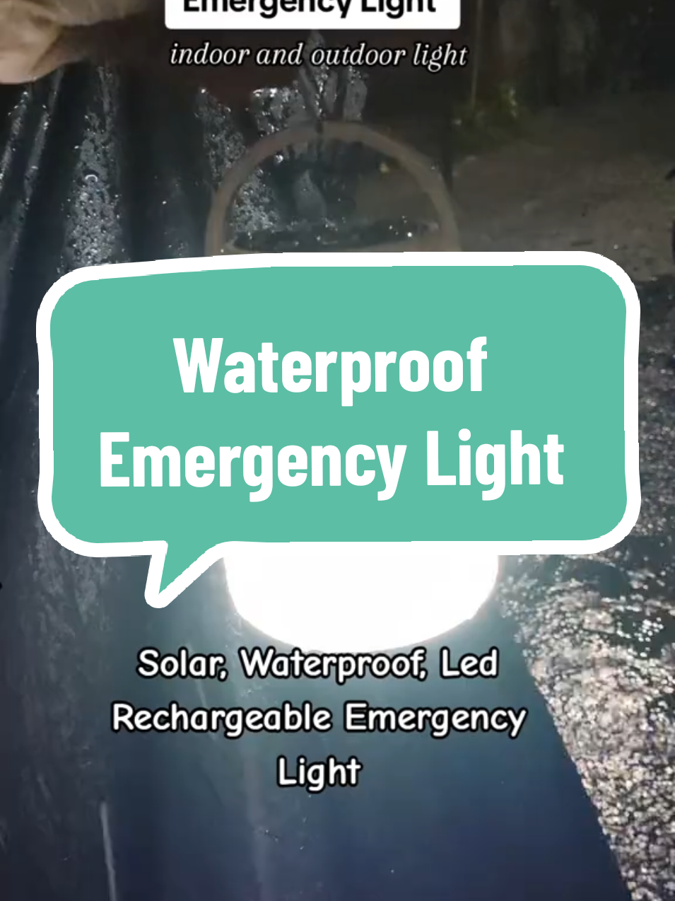 Emergency Light Waterproof, Solar Led usb Rechargeable  #emergencylight #emergencylamp #waterproof #solarlights #waterprooflights #flashlight #rechargeablelight #outdoorlights #indoorlights 