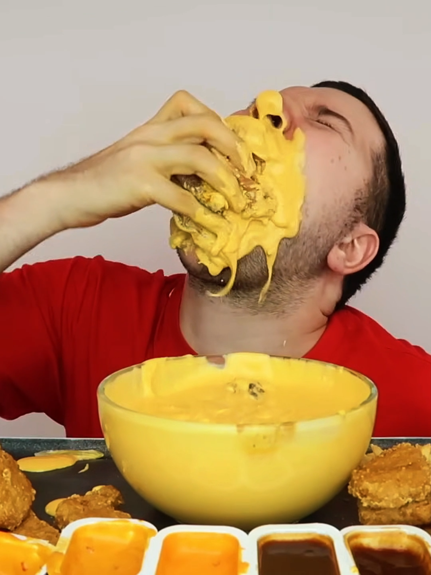 Extra Cheesy McDonad's  MUKBANG#fyp #fypシ #mukbang #nikoavocado