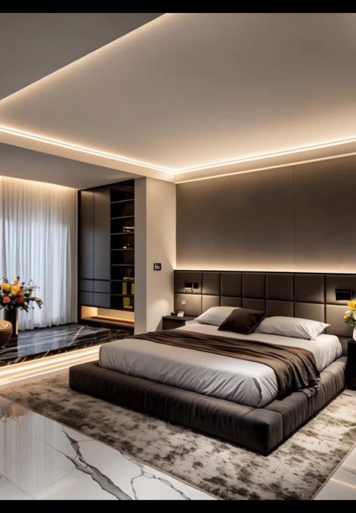 Những mẫu phòng ngủ hiện đại thường chỉ có trong khách sạn 5 sao. Nhưng nay, Design T&T muốn mang chúng về chính ngôi nhà của bạn!” 👉 Theo dõi để xem thêm nhiều thiết kế đẹp mỗi ngày!” #PhongNguHienDai #ThietKeNoiThat #Designtch5Sao #NoiThatDep #design 