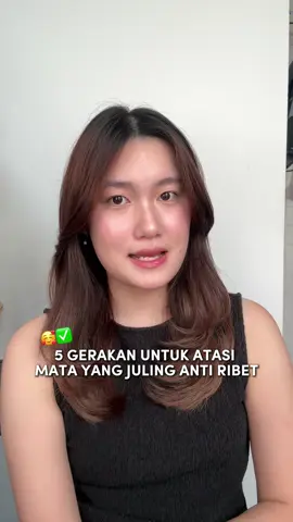 5 gerakan untuk atasi mata yang juling anti ribet😍#skincarebybet #beautytips #beautyhacks 