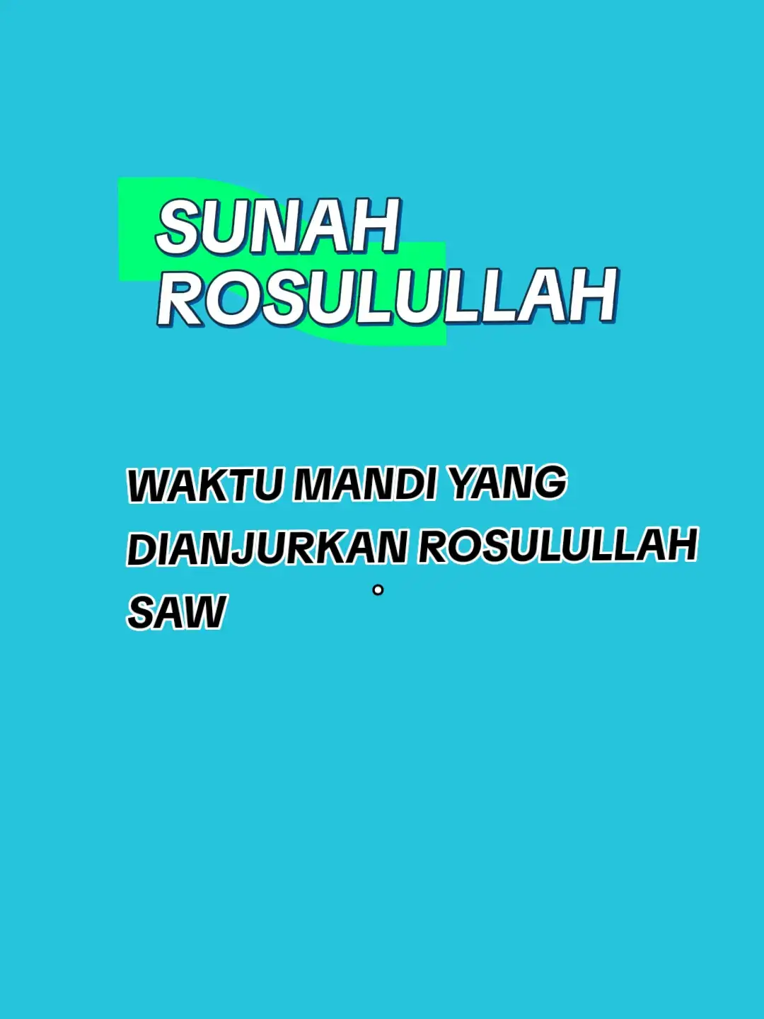 Waktu mandi yang dilarang menurut sunnah Rasulullah Kita dianjurkan mandi setelah melakukan berbagai aktivitas. Akan tetapi, masih ada beberapa orang yang belum sepenuhnya paham tentang pentingnya mandi. Padahal dalam islam sudah dijelaskan bahwa kebersihan adalah sebagian dari iman. Namun. Perlu diketahui juga ada waktu yang tidak dianjurkan untuk mandi. 1. 30 menit setelah Salat Ashar Mandi pada waktu 30 menit setelah salat ashar akan menyebabkan rasa lelah dan letih. Dari segi kesehatan pun tidak baik , hal ini dikarenakan usai melakukan aktivitas kondisi darah dalam tubuh masih dalam keadaan panas. Perbedaan suhu antara lingkungan luar dengan tubuh yang cukup jauh, jika diguyuri dengan air dingin akan membuat jantung berdegup kencang. 2. Setelah Maghrib Padatnya aktivitas keseharian menyebabkan kondisi jantung mengalami kelelahan, sehingga jantung memerlukan waktu untuk kembali ke keadaan normal. Oleh karena itu, mandi antara jam 6 sore sampai jam 7 malam dilarang oleh medis. Apabila kita memaksakan mandi pada waktu tersebut, akan memungkinkan menimbulkan efek samping, yaitu detak jantung menjadi tidak normal. Dari segi medis, kerja jantung yang terganggu dapat berakibat buruk hingga dapat menyebabkan kematian. Namun, jika dalam kondisi terpaksa yang mengharuskan mandi pada waktu tersebut, maka istirahatkan tubuh sejenak agar kerja jantung kembali normal terlebih dahulu. 3. Sesudah Isya hingga pukul 12 malam Setelah Isya seseorang dilarang untuk mandi hingga jam 12 malam. Hal ini dikarenakan, pada waktu tersebut jantung manusia sedang dalam fase istirahat. Seseorang yang mandi pada malam hari dapat merusak jantung, serta memicu kumatnya rematik bagi penderitanya, dan menyebabkan flu atau demam. Pada dasarnya mandi merupakan hal yang sangat baik bagi kebersihan dan kesehatan tubuh, namun waktu pelaksanaan mandi yang harus diperhatikan. Berdasarkan penjelasan tersebut dapat disimpulkan jika ada tiga waktu yang dilarang untuk mandi, yaitu 30 menit setelah salat Ashar, setelah Maghrib, dan setelah isya hingga pukul 12 malam. Mandi pada waktu tersebut dapat menimbulkan beberapa penyakit bahkan dapat menyebabkan kematian. Oleh karena itu, sebisa mungkin kita harus menghindari waktu mandi tersebut demi kondisi kesehatan tubuh kita. Lalu pada saat kapankah waktu mandi yang baik? Waktu Mandi yang Baik Mandi sebelum subuh Mandi sebelum subuh merupakan salah satu sunnah yang dianjurkan oleh rasulullah. Para Nabi dan Rasul adalah manusia mulia yg senantiasa menghidupkan waktu sepertiga malam sampai fajar. Untuk itu mereka adalah manusia yang paling sehat dibanding umatnya. Keteladanan ini diikuti oleh para tabiin dan salafush shalih. Berikut beberapa manfaat nya : · Tidak mudah terkena penyakit Ain Penyakit ain adalah kondisi sakit yang muncul karena pandangan/dengki terhadap orang lain. · Meningkatkan imun tubuh · Membuat awet muda Dari segi medis sendiri, menurut Medicilin ada beberapa manfaat mandi sebelum subuh : a. Melancarkan peredaran darah. Suhu air yang dingin akan mengejutkan tubuh sehingga memicu peredaran darah yang lebih cepat. b. Menghilangkan stress Sebuah studi menemukan bahwa mandi pagi dapat menghasilkan hormon endorfin dan menurunkan hormon kortisol. Hormon endorfin adalah hormon yang bertanggung jawab atas perasaan senang sedangkan hormon kortisol merupakan hormon stress. Selain itu, mandi sebelum subuh dapat membuat badan dan otak menjadi lebih fresh sehingga dapat mengurangi stress. c. Meningkatkan sel darah putih Sel darah putih akan meningkat jumlahnya ketika mandi sebelum subuh. Meningkatnya sel darah putih akan menyebabkan sistem imun tubuh menjadi semakin kuat karena sel darah putih berperan dalam pembangunan sistem imun. Jika kita mandi pada waktu yang baik maka akan banyak manfaat yang bisa kita peroleh. Oleh karena itu, jagalah pola mandi kalian untuk menjaga kesehatan tubuh. @umar.djanie  #nasehatislami #sunahrosul #hidupsehat #mandi #sehatalami 
