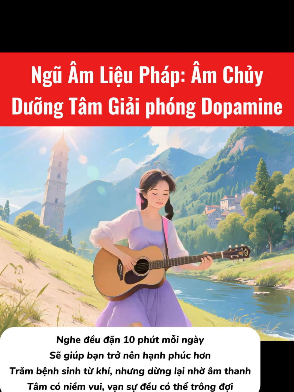 Ngũ Âm dưỡng Tâm giải phóng Dopamine #loisonglanhmanh #suckhoe 