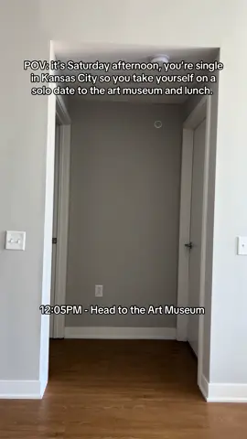 Don’t let the fear of going alone stop you from experiencing things.  #fypシ #foryoupage #kansascity #dailydarius #thingstodoinkc #pov #single #xyzbca #viralvideo #daily #art #museum #elpatron 