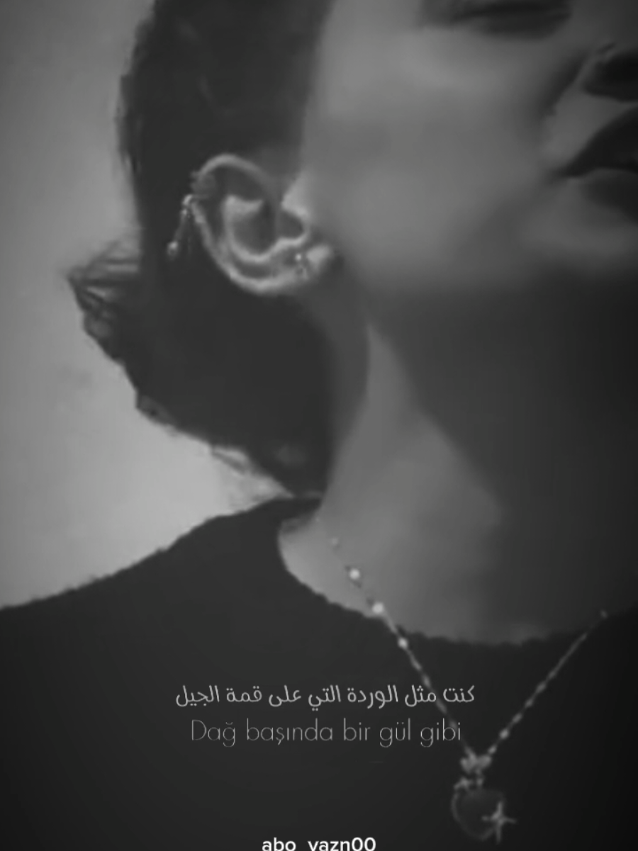 كنت مثل الوردة التي على قمت الجبل Dağ başında bir gül gibi 🍂#dağ #başında #bir #gül #gibi #تصميماتي #لايك #مجرد________ذووووووق🎶🎵💞 #abo_yazn #جيش_ابويزن🌹 #abo_yazn00 