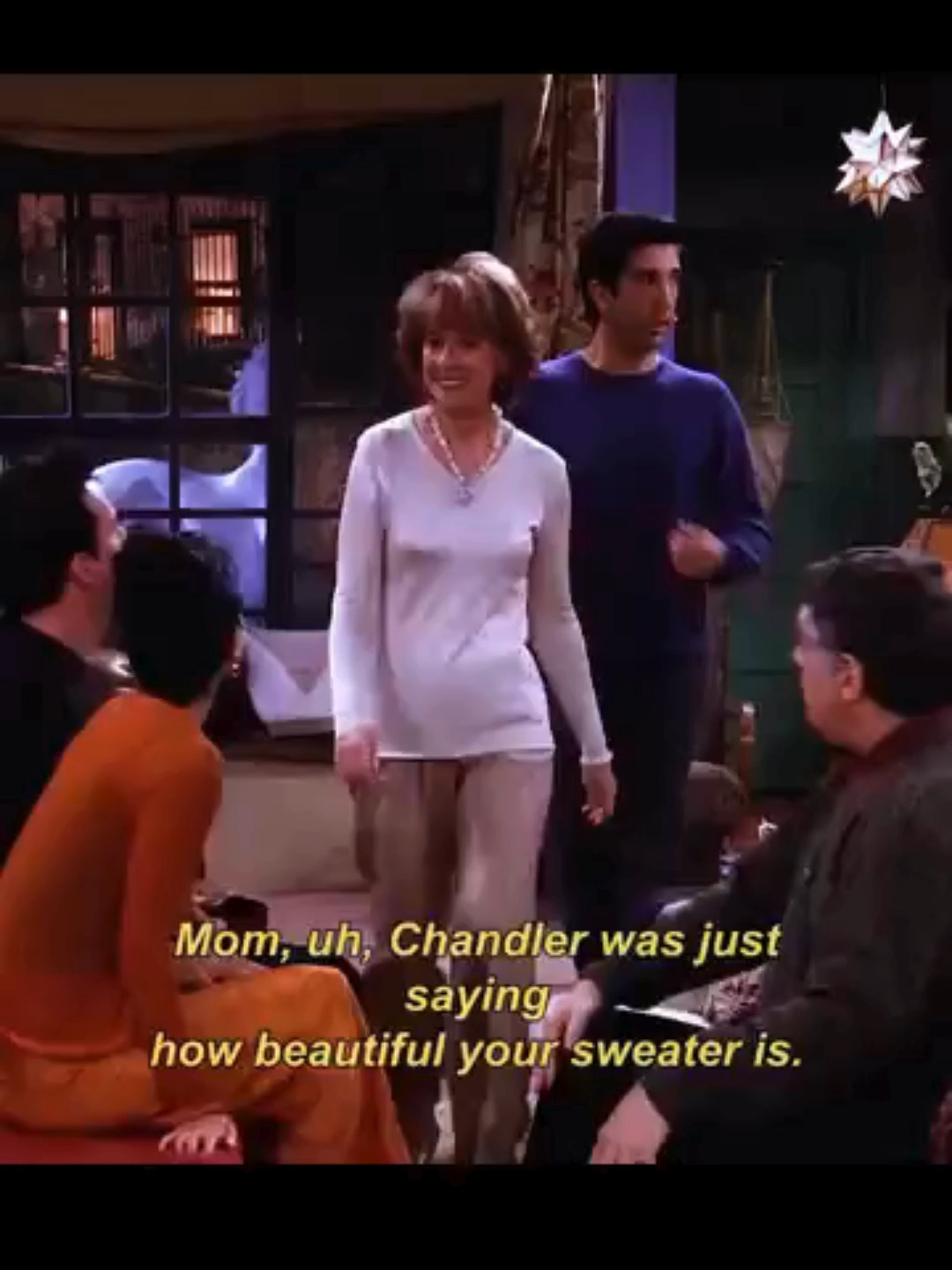 Chandler acts weird with the Gellers. #friends #movie #ViralMoment #viral_video #fyp #ChandlerBing
